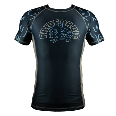 PRIDE OR DIE leading the pack s/s RASHGUARD - BLACk